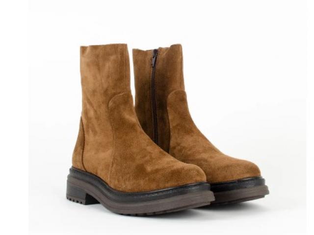 Boots Aliwell camel velours nubuck