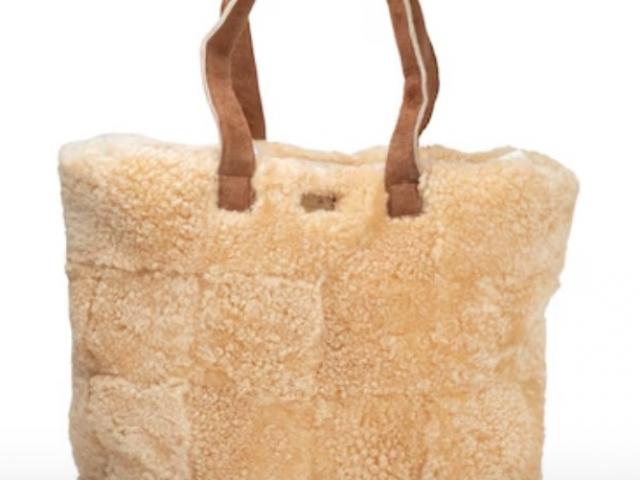 Sac  en véritable peau de mouton